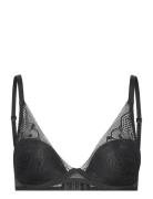 Thelma Plunge T-Shirt Bra Lingerie Bras & Tops T-shirt Bras Black Pass...