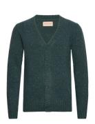 Cardigan In Nope Yarn Tops Knitwear Cardigans Green Revolution