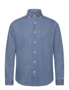 Uspa Shirt Craig Men Tops Shirts Denim Shirts Blue U.S. Polo Assn.