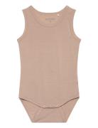 Body W/O Sleeves Bodies Sleeveless Bodies Beige Minymo