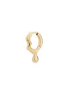 Mira Huggie Designers Jewellery Earrings Hoops Gold Maria Black