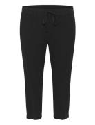 Kcnana Capri Pants Bottoms Trousers Capri Trousers Black Kaffe Curve