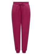 Onplounge Hw Swt Pnt Noos Sport Trousers Joggers Pink Only Play