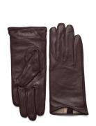 Leather Gloves Accessories Gloves Finger Gloves Brown GANT