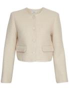 Mschcailana Jacket Blazers BouclÉ Blazers Cream MSCH Copenhagen