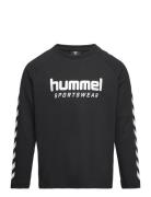 Hmlready T-Shirt L/S Sport T-shirts Long-sleeved T-Skjorte Black Humme...