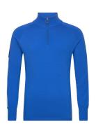 Varden Zipup Designers Knitwear Half Zip Jumpers Blue We Norwegians