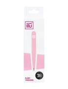 Ilu Tweezers Slant, Pink Beauty Women Makeup Face Makeup Tools Nude IL...