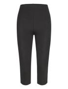 Leggings Vigge Bottoms Trousers Capri Trousers Black Lindex