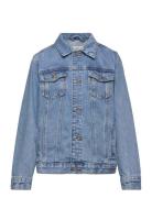 Pockets Denim Jacket Outerwear Jackets & Coats Denim & Corduroy Blue M...