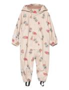 Rainwear Suit - Aop Outerwear Coveralls Rainwear Coveralls Cream CeLaV...