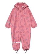 Rainwear Suit - Aop Outerwear Coveralls Rainwear Coveralls Pink CeLaVi