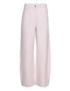 Cocoon Striped Pants Designers Trousers Wide Leg White REMAIN Birger C...