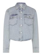 Kenzie Short Shirt Tops Shirts Denim Shirts Blue NORR