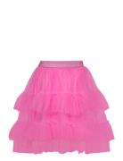 Skirt Long Mesh Dresses & Skirts Skirts Tulle Skirts Pink Lindex