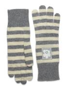 Odotus Tasaraita Accessories Gloves Finger Gloves Grey Marimekko