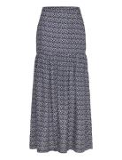 Rodebjer Amalthea Brush Skirts Maxi Skirts Navy RODEBJER