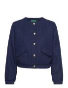 Jacket Blazers BouclÉ Blazers Navy United Colors Of Benetton