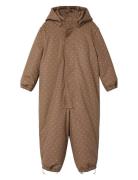 Nmfladry10 Rub Pad Snowsuit Aop Fo Lil Outerwear Coveralls Rainwear Co...