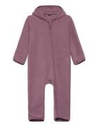 Nbnmeeko Fleece Suit Outerwear Fleece Outerwear Fleece Coveralls Purpl...