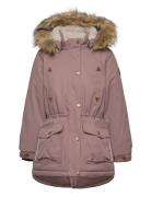 Twill Nylon Girl Parca Outerwear Snow-ski Clothing Snow-ski Jacket Pin...