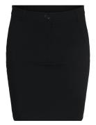 Yasbella Hmw Pencil Skirt S. Noos Skirts Short Skirts Black YAS