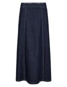 Nuhaven Skirt Skirts Maxi Skirts Blue Nümph