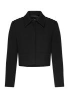 Cropped Jacket With Pockets Blazers Cropped Blazers Black Mango