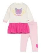 Ens.dress+Leggings Sets Sets With Long-sleeved T-shirt Pink Billieblus...