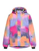 Ski Jacket - Aop Outerwear Snow-ski Clothing Snow-ski Jacket Pink Colo...