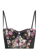 Perle - Light Padded Balconnet Lingerie Bras & Tops Balc Tte Bras Blac...