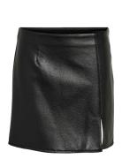 Nmeileen Clara Penny Hw Slit Skirt Wvn Skirts Short Skirts Black NOISY...