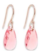 Goldplated Earrings Ørestickere Smykker Pink Marmara Sterling