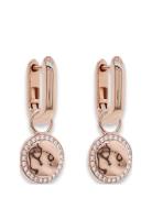 Goldplated Earrings Ørestickere Smykker Pink Marmara Sterling