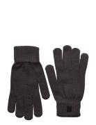 Ribbed Gloves Accessories Gloves Finger Gloves Grey French Connection