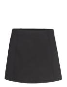 Mid-Rise Mini-Skirt Skirts Short Skirts Black Mango