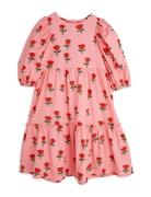 Roses Aop Woven Puff Sleeve Dress Dresses & Skirts Dresses Partydresse...