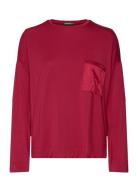 Sweater L/S Top Red United Colors Of Benetton