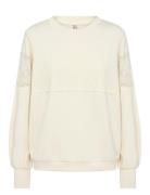 Sc-Banu Tops Sweatshirts & Hoodies Sweatshirts Cream Soyaconcept