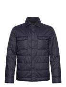 Padded Shirt Jacket Designers Jackets Padded Jackets Navy Oscar Jacobs...