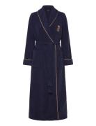 Lrl L/S Shawl Collar Long Robe Morgenkåbe Navy Lauren Ralph Lauren Hom...