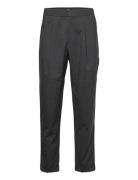 Manathan Pleat Pant Bottoms Trousers Casual Grey Matinique