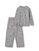 Nightwear Milan Pyjamassæt Grey Wheat