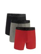 Ua Performance Tech - Solid 6 In 3Pk Boxershorts Multi/patterned Under...