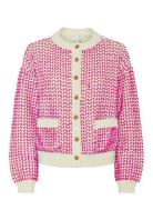 Yasgea Ls Knit Cardigan Tops Knitwear Cardigans Pink YAS