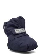 Winn Fleece Lined Winter Outdoor Sock. Grs Shoes Baby Booties Navy MIN...