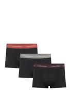 3P Low Rise Trunk Boxershorts Black Calvin Klein