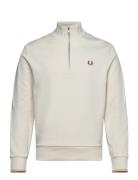 Half Zip Sweatshirt Tops Sweatshirts & Hoodies Sweatshirts Cream Fred ...