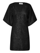 Slcahlina Jacinta Dress Knælang Kjole Black Soaked In Luxury