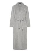 Lrl L/S Shawl Collar Long Robe Morgenkåbe Grey Lauren Ralph Lauren Hom...